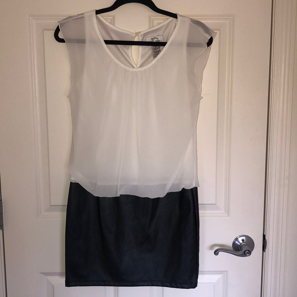 Black and white dress